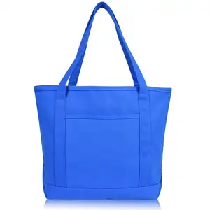 Wholesale Eco-friendly Plain Blank Custom Print Shopping cotton canvas tote bag fabric bag