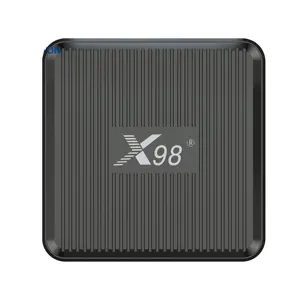 Yeni X98q 4k Amlogic Tv kutusu 2.4g/5g Wifi akıllı 2.4 & 5G Wifi AV1 HDR 10 + TF kart oyunu film müzik Android tv kutusu