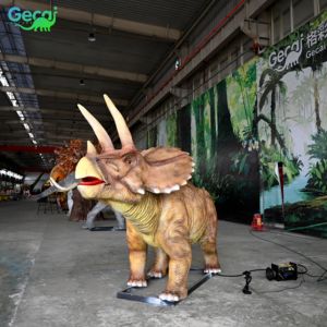 Gecai <span class=keywords><strong>Jurassic</strong></span> <span class=keywords><strong>Park</strong></span> Animatronic Modelo <span class=keywords><strong>Triceratops</strong></span> de tamaño real - Product Image 6