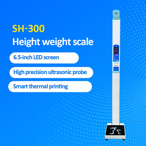 Báscula Ultrasónica de Altura, Peso e <span class=keywords><strong>IMC</strong></span> con Pantalla LED de 6.5 Pulgadas, Operada con Monedas, con Impresora - Product Image 2