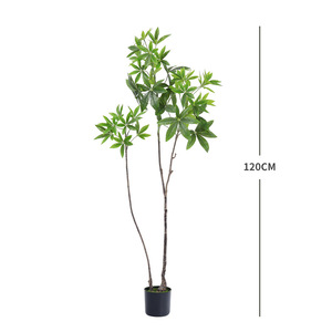 Arbre à Monnaie Géant Artificiel en Plastique, Plante en Pot, Ornement de Jardin, Décoration de Bureau, Décoration Intérieure, Plantes Artificielles, Faux Arbre - Product Image 4