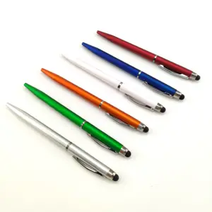 Custom Logo Metal Super Thin Ballpoint Touch Screen Stylus Pen Promotional Items Personalized Branded Gifts China Manufacturer-