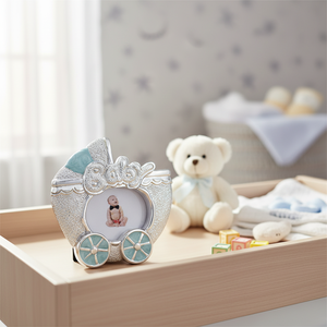Cornice Fotografica in Metallo Blu Cielo 30mm Design Pram - Product Image 3