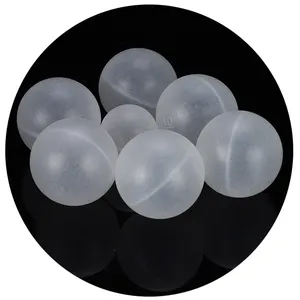 Zhongci Boules creuses en plastique PP 10mm hautement polies Sphères creuses en polypropylène Boule flottante