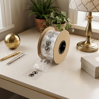 Sacs en rouleau pré-ouverts intelligents en LDPE recyclables compatibles avec le codage jet d'encre pour machines d'emballage automatisées de distribution intelligente AUTO BAG