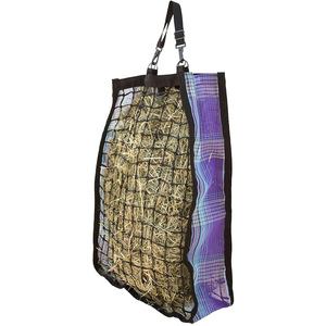 Hanging <b>Hay</b> Bag Nylon 51x41x10cm Slow Feeding Tubular <b>Feeder</b> For Horses And Livestock - Product Image 2