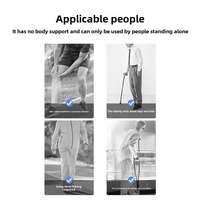 Exosquelette de marche pour personnes âgées hémiplégiques après AVC, en acier inoxydable, pour la rééducation et l'entraînement, aide à la marche, sport et divertissement