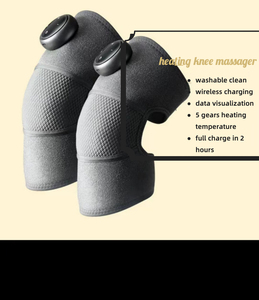 Massaggiatore per il ginocchio con vibrazione e impacco caldo allevia il dolore al freddo umidità-rilassamento del piede impacco caldo - Product Image 4
