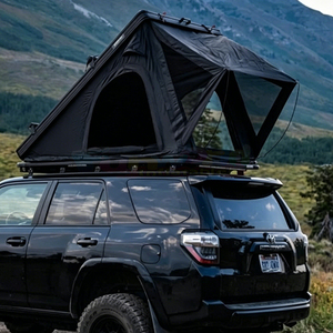 Lightweight Hard Shell Aluminum Roof Top Tent With Ladder Solar Panel Roof Tent Waterproof Double Layer <b>Car</b> Rooftop Tent - Product Image 2