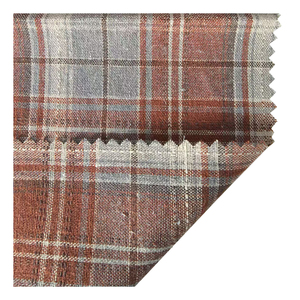 Tissu écossais gingham 100 % coton de haute qualité, teint en fil, pour chemises, pantalons, robes et sacs - Product Image 5