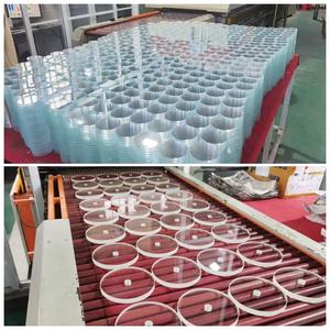 زجاج بصري دائري مخصص زجاج تلسكوب فارغ زجاج بورسليكات عالي مقاومة للحرارة العالية زجاج كوارتز - Product Image 3