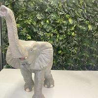 Décoration de fête sauvage, statue d'éléphant, de zèbre et de girafe en fibre de verre grandeur nature, à vendre