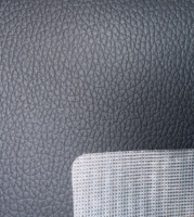 Vente en gros directe usine de cuir synthétique PVC noir de haute qualité pour mobilier, chaussures, sièges de moto et bagages