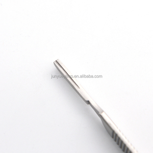 China GZJY Marca Instrumentos quirúrgicos básicos de acero inoxidable Fuente de alimentación manual #3 Mango de hoja de bisturí de alta temperatura - Product Image 5