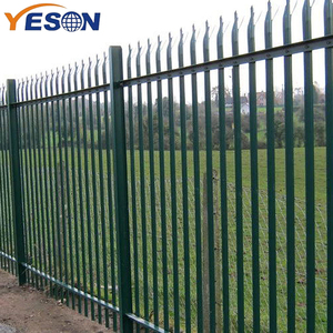 Residencia de acero galvanizado valla <span class=keywords><strong>empalizada</strong></span> jardín Europa de precios bajos - Product Image 1
