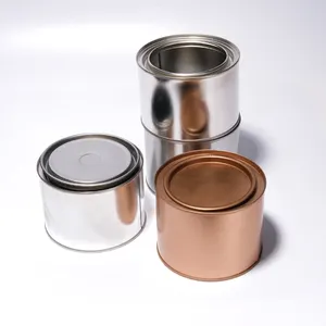 Factory Custom Aluminium Jar Container Empty Metal Can Packaging With Lid