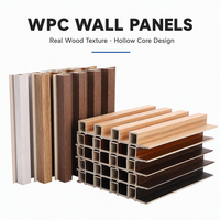 Panneau mural ignifuge en WPC, composite bois-plastique, panneau rainuré pour cuisine, salle de bain, plafond, résistant à l'humidité, décoration