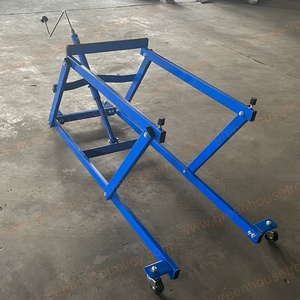 Kit de levage pliable en acier pour <span class=keywords><strong>motoneige</strong></span>, capacité 800 lb, avec roues, chariot réglable et support de levage à levier - Product Image 5