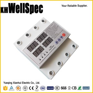 อุปกรณ์ป้องกันไฟกระชากเกินและต่ำกว่าปกติ 120 โวลต์ พร้อมระบบป้องกันกระแสเกิน 10kVA 1-80A ได้รับการรับรองมาตรฐาน CE ป้องกันไฟกระชาก 175 จูล 2P - Product Image 4