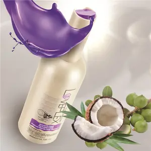 Anti- brassy Purple Blue Hair Shampoo , Private Label Purple Toning Shampoo for Blonde and Silver Hair Fading Treatment