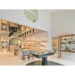 Bán lẻ kính tủ quang Cửa hàng đồ nội thất Kính mát hiển thị đứng treo tường kính hiển thị Showcase - Product Image 6