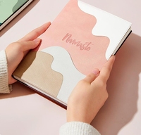Feuille intérieure de papier Dowling de 100 g/m², carnet de notes en acrylique avec pages, journal, cuir véritable chrétien recyclé