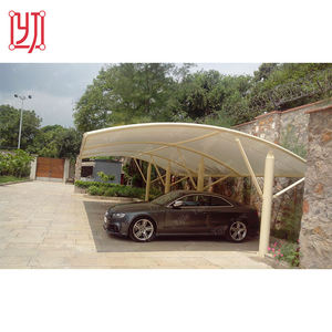 Structure architecturale en membrane pour abri de voiture en tissu tendu PVDF/PTFE/ETFE - Product Image 3