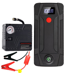 Démarreur de voiture portable 3-en-1 multifonction OEM d'usine avec compresseur d'air intégré et batterie haute puissance pour voiture - Product Image 3