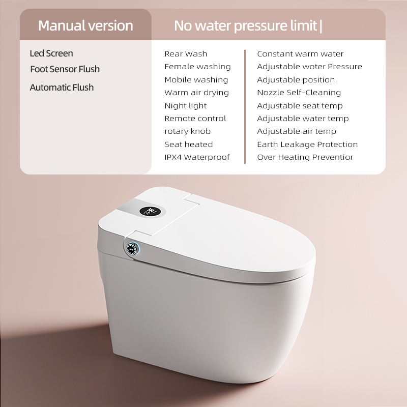 Version manuelle + avec réservoir d'eau