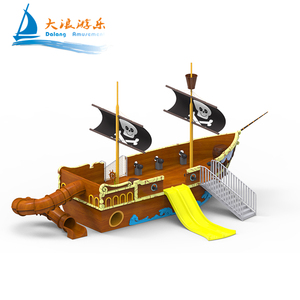 <span class=keywords><strong>Toboggan</strong></span> et aire de <span class=keywords><strong>jeux</strong></span> pour enfants d'amusement DALANG <span class=keywords><strong>avec</strong></span> toboggans FRP aire de <span class=keywords><strong>jeux</strong></span> commerciale intérieure et extérieure pour bateau pirate - Product Image 5