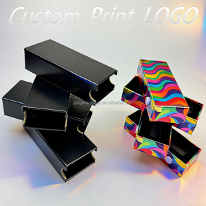 Caja de cartón a prueba de niños con ventana de visualización para cartuchos de 1ml y medio gramo, con logotipo personalizado al por mayor, resistente a niños, OEM - Product Image 6