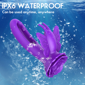 Drahtlose G-Punkt Flapping Vibrator Rose Farbe Sexspielzeug für Erwachsene für weibliche tragbare vibrierende Spielzeug - Product Image 4