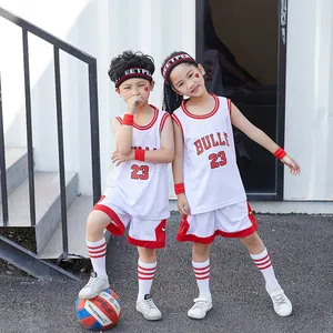 Children's Baby Basketball Suit BULLS 23# High Quality NBAAAING Jerseys Custom Leisure Training Soccer Uniforms