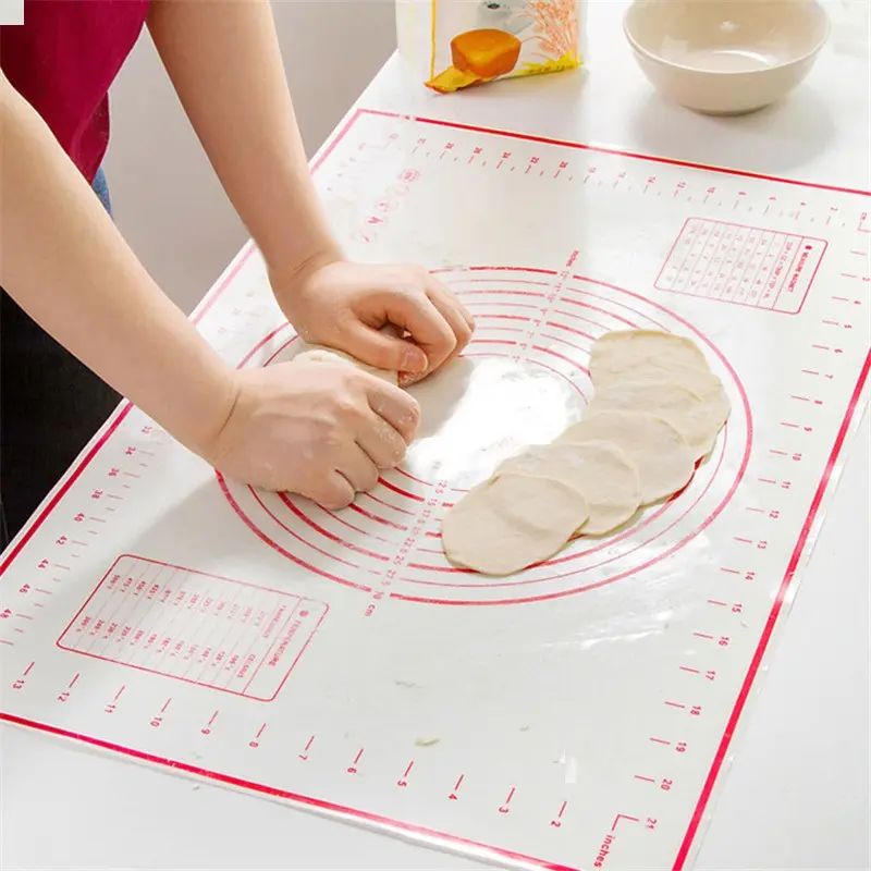 Hot Sale 40*60cm Silicone Baking Mat Pizza Dough Maker Pastry Rolling Mat