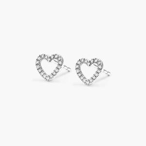 Elegant Custom 925 <b>Sterling</b> <b>Silver</b> Moissanite Diamond <b>Stud</b> Earrings Sparkling Fine Jewelry for Women Birthday Wedding Daily Wear - Product Image 1