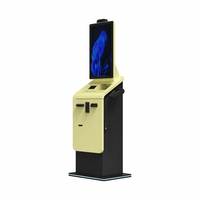 Máquina expendedora automática de cambio de efectivo con escáner de pasaportes, lector de códigos de barras y SDK integrado.