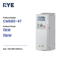 RYE économique 380V VFD 11KW 15KW variateur de fréquence triphasé AC avec contrôle vectoriel pour moteurs et compresseurs