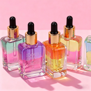 Sérum Facial Bifásico con Vitamina C, Colágeno y Ácido Hialurónico Antiedad, Antiarrugas y Blanqueador para el Cuidado de la Piel - Product Image 1