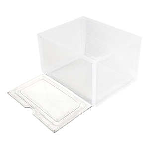 Premium Sapato Magnético Caixa De Armazenamento À Prova De Poeira Espessado PP Gabinete De Plástico para Sneakers & Sapateira - Product Image 3
