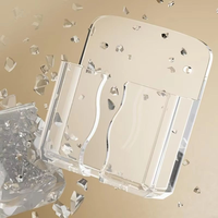Support mural en acrylique le moins cher pour téléphone, sans perçage, rangement de chevet pour télécommande de téléviseur et de climatiseur
