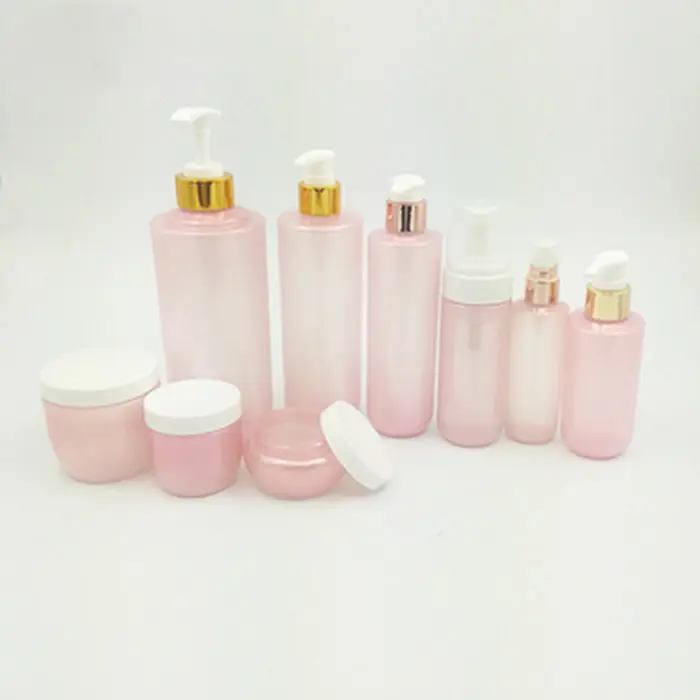 Nuovo disegno di plastica bottiglia di lozione bottiglia cosmetica con pompa lozione per shampoo