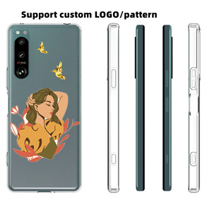 Cubierta trasera de teléfono móvil de diseño de TPU suave a prueba de golpes ultrafina para <span class=keywords><strong>Sony</strong></span> Xperia 5 1 IV II cubierta protectora transparente a prueba de golpes - Product Image 6