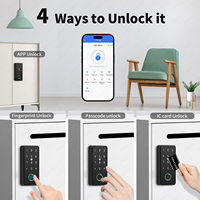 TTLOCK-Serrure électronique intelligente de tiroir pour armoires, armoires, armoires à boissons, porte en bois pour salle de sport, bureau et sauna