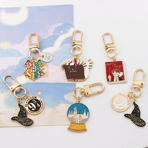 Porte-clés magique <span class=keywords><strong>Harry</strong></span> <span class=keywords><strong>Potter</strong></span> en métal, école de magie, Hermione, Ron, alliage, sac, <span class=keywords><strong>cadeau</strong></span> - Product Image 4