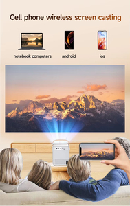 โปรเจคเตอร์ LED พกพาขนาดเล็ก พร้อมหูหิ้ว โปรเจคเตอร์จอขนาดกะทัดรัด สำหรับใช้ในบ้าน สำนักงาน หรือดูหนังยามค่ำคืน - Product Image 5