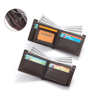 <span class=keywords><strong>Portefeuille</strong></span> Homme Court Multi-positions Texture Transfrontalière TAOMICMIC, Porte-cartes d'identité Décontracté, Grande Capacité Billets, Ultra-fin, Monnaie - Product Image 3