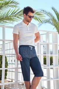 Short <span class=keywords><strong>de</strong></span> plage imprimé patchwork pour hommes, longueur genou, sport, course à pied, surf, natation, shorts <span class=keywords><strong>de</strong></span> plage pour hommes musulmans islamiques - Product Image 2