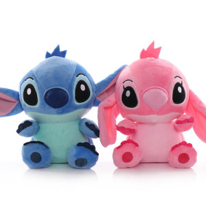 Peluche Anime Cartoon Stitch Transfrontaliero, Bambola Angel di <span class=keywords><strong>Lilo</strong></span> & Stitch, Ciondolo per Claw Machine, Imbottitura in Cotone PP - Product Image 5