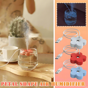เครื่องเพิ่มความชื้นแบบพกพา รุ่นใหม่ ใช้งานสะดวก รูปทรงดอกไม้เล็กๆ ใช้คลื่นอัลตราโซนิก พร้อมฟังก์ชั่นกระจายกลิ่นหอม - Product Image 5