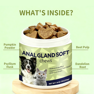 Factory Supply Anal Drüsen ergänzungen, Leinsamen Prebiotic Soft Chews, unterstützt Drüsen gesundheit & Hocker, Bulk & Private Label - Product Image 2